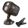 Acclaim Motion Activated LED Battery Spotlight with Clamp, Bronze