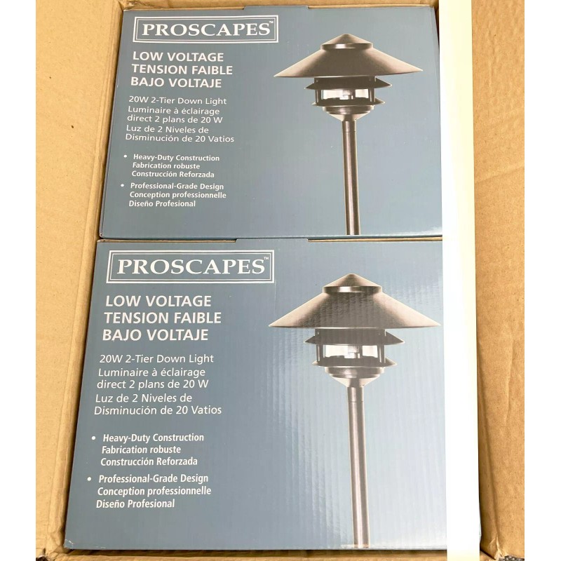 Malibu 2 PACK - Malibu Proscapes 20W 3-Tier Landscape Light