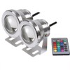 PolarLander 2pcs 7 Colors 10W 12V RGB LED Underwater Fountain