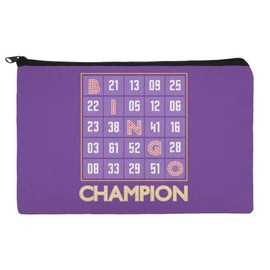 GRAPHICS & MORE Bingo Champion Makeup Cosmetic Bag Organizer Pouch
