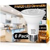 Vannise PAR20 LED Bulbs 5000K Daylight, 6 Pack Long Lasting