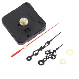 CHICIRIS Mecanismo para Reloj de Pared, maquinaria para Reloj de Pared, Mecanismo de Bricolaje Piezas de Movimiento de Reloj de Cuarzo, Juego de Herramientas de Reparación de Repuesto (Negro)