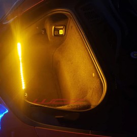 C8 Corvette Front and Rear Trunk LED Lighting Kit - Plug N Play LEDs for 2020-2025 Corvettes (Yellow)