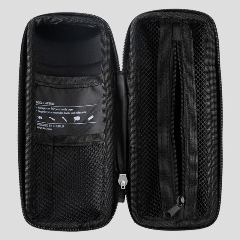 ChicHeute Tool Case, Tool Bottle, Zipper Type, Carbon Pattern, Road