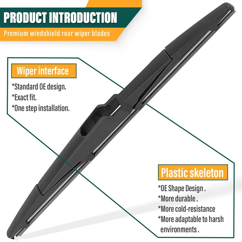 KVQ Windshield Wiper Blades Replacement for Hyundai Santa Fe 2013-2018