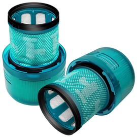 Sichler Haushaltsgeräte Ersatzfilterset: 2er-Set HEPA-Filter für Dyson V15-Modelle, waschbar, Reinigungsbürste (Hygienefilter)