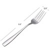 Asking Tenedores para postre de acero inoxidable de 12 piezas