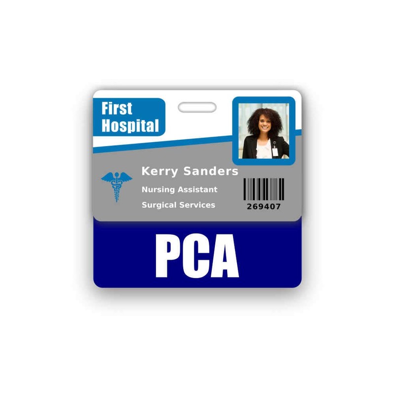 PCA Badge Buddy Horizontal w/Height & Weight Conversion Charts (Standard,