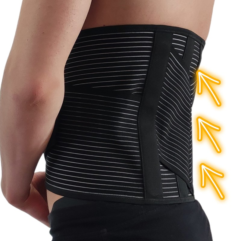 GYOUNG Lumbar Headband for Back Chest Girth Posture Corrector Support