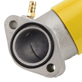 GOOFIT Yellow Motorcycle Carburetor Intake Manifold Inlet Pipe Replacement for GY6 150