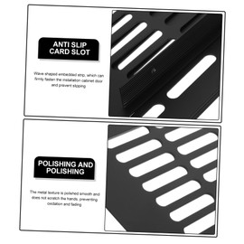 Vaguelly 2Pcs Square Aluminum Alloy Air Vent Grille Ventilation Grille for Cabinets Shoe Cabinets Wardrobes Easy DIY Installation Practical Air Permeability