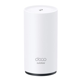 TP-Link Deco X20-OUTDOOR AX1800 Dual-Band Wi-Fi 6 Outdoor Mesh WiFi Extender Unit | Up to 2,200 sq.ft| 2 Gigabit PoE+ Ports, Waterproof| HomeShield| 3 Mounting Options| Secure by Design, 1-Pack
