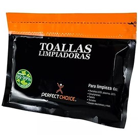 Perfect Choice 3 Toallas Limpiadoras Antiestática Pantalla Laptop TV Celular
