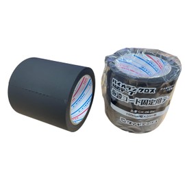 DIATEX PIOLAN CK-06-BK, Temporary Cord Fastening Tape, 3.9 inches (100 mm x 20 m), Black