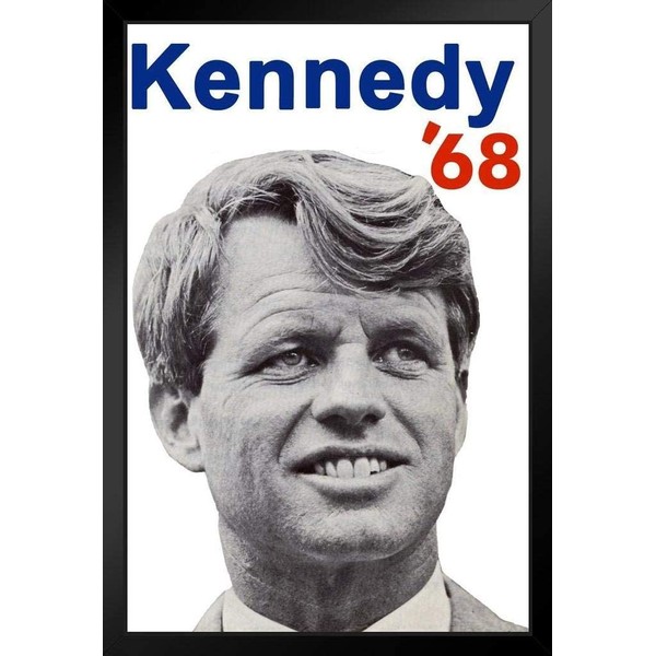 Bobby Kennedy for President 1968 RFK Art Print Stand or Hang Wood Frame Display Poster Print 9x13