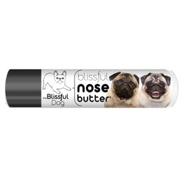 The Blissful Dog Fawn Pug Nose Butter, Versatile Dog Nose Balm for Dry Nose, Handcrafted Nose Moisturizer, Easy-to-Apply Dog Essentials, Unscented, 0.15 oz.