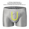 EMF Shielding Underwear Men Radiation Protection Underpants Boxer Briefs Silver