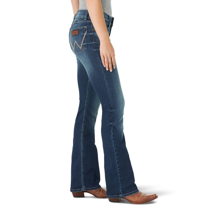 Wrangler Retro Mae Jeans elásticos de Tiro Medio para Mujer,