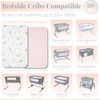 Selemavi Next to Me Crib Sheets - 2pcs Baby Crib