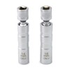 QWORK 14mm&16mm Magnetic Swivel Spark Plug Socket, Thin Wall Magnetic
