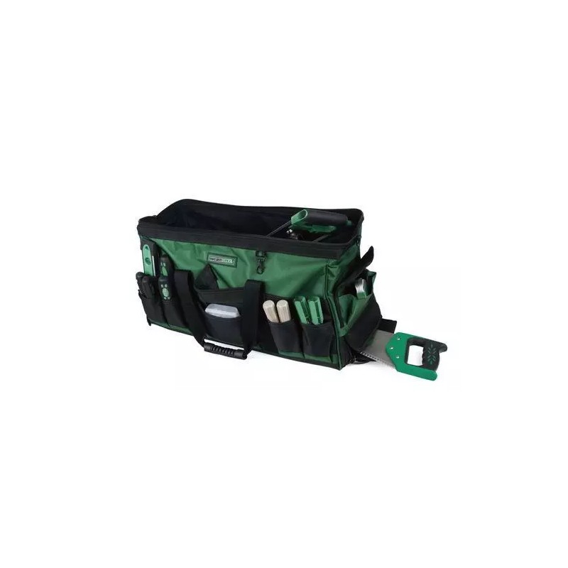 Masterforce 22" Black Shoulder Strap Double Tray Tool Bag Home