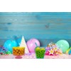 Fruidles Smile Face Chewing Gum Balls Flavored Candy Buffet Treats,