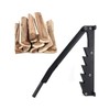BiggerFire Carbon Steel Wall Mounted Firewood Kindling Wood Splitter Wood