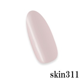 LinoGel Reno Gel Color Gel Skin Color 311 Gel Nail Made in Japan Cosmetics Registration Compatible with LED and UV Light 0.2 oz (5 g) Professional Nail Beige Gurege Single Item