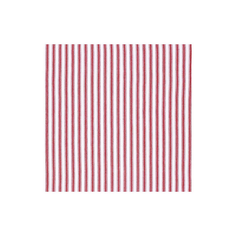 Cackleberry Home Red and White Ticking Stripe Woven Cotton Bib
