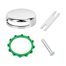 Bathtub Overflow Drain Cover Kit,Snap-On Installation