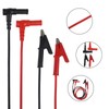 DIANN 4pcs Multimeter Test Leads Banana Plug Right Angle to