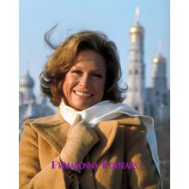 MARY TYLER MOORE 8x10 Lab Photo 1976 COLOR Smiling Comedienne Portrait