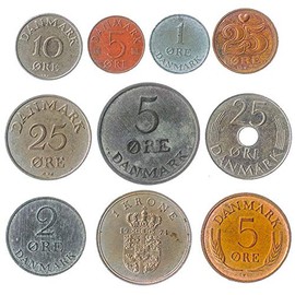 Set of 10 Collectible Coins from South and North America, Europe, Asia, Africa and the Middle East, Coin Sets from Around the World