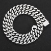 12mm Miami Cuban Link Chain for Men Women 316L Stainless