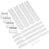 4-PACK Integrated Fridge Door Brackets,SHUOMAO Integrated Freezer Fridge Door Mounting