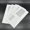 Envelope with 2 Windows, Western 6, Glassine Window, with Pattern,
