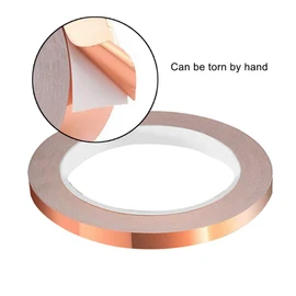SUMAJU 4 Pack Copper Foil Tape with Conductive Adhesive 4 Sizes (0.2/0.24/0.3/0.4Inch) x22Yards Copper Tape for Stained Glass Guitar Crafts Electrical Repairs Grounding