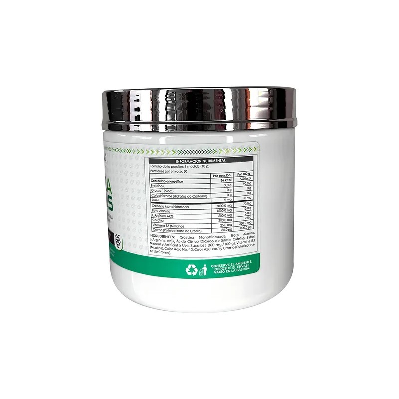 Creaplus 500 Grs Uva Creatina Monohidratada Welall