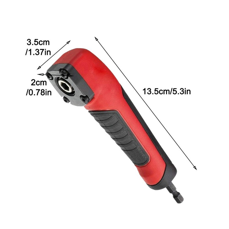 Right Angle Attachment Electric Screwdriver Repair 90 Degree Corner Device,