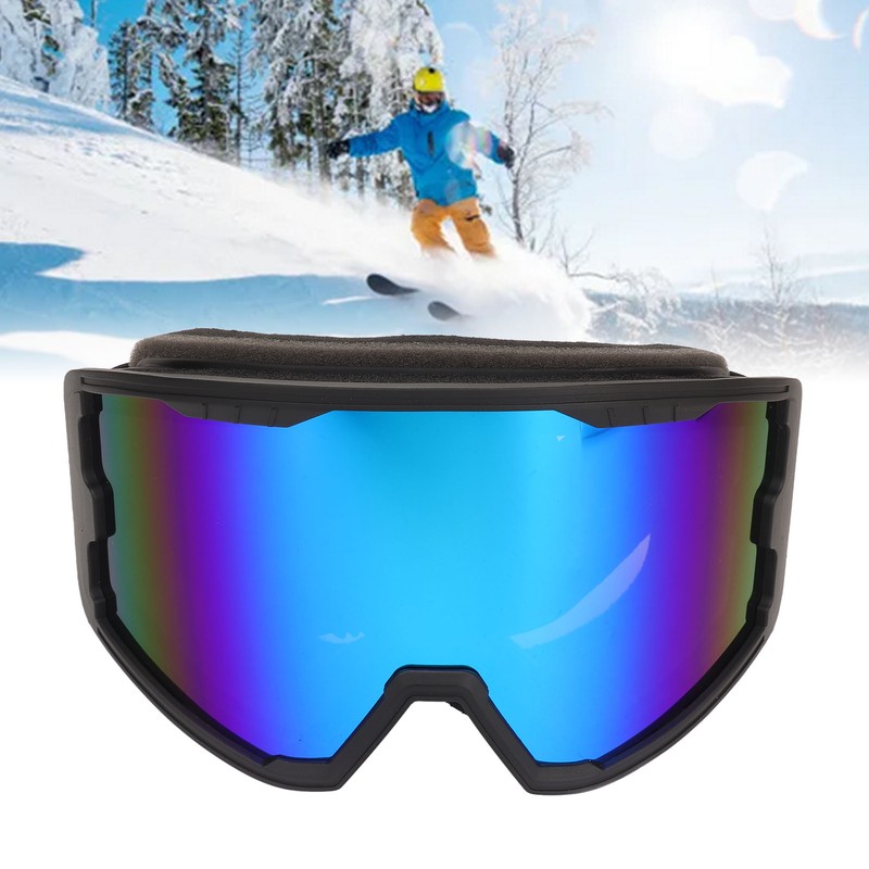Ski Goggles Double Layer Sun Protection Anti Fog Adjustable Elasticity