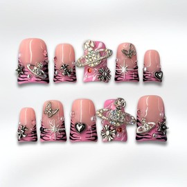 NailPhoria｜SURPRISE DEAL Collections (70 Styles) acrylic press nails:_Planet Baddie_M