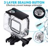 REDTRON Waterproof Housing Case for GoPro Hero 8, 60M Diving