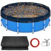 24 FT Pool Leaf Net Cover for Above Ground Pools,