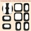 Unbranded 19pcs/set Helmet Replacement Foam Padding Kits for Fast Mich