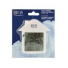 BIOS Weather Indoor/Outdoor Digital Suction Cup Thermometer White 4.25-Inch x