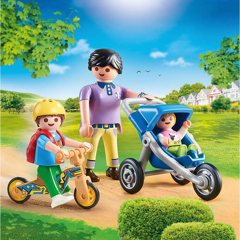 Playmobil Figures 70284 Mum with Children, 4 Years and Up