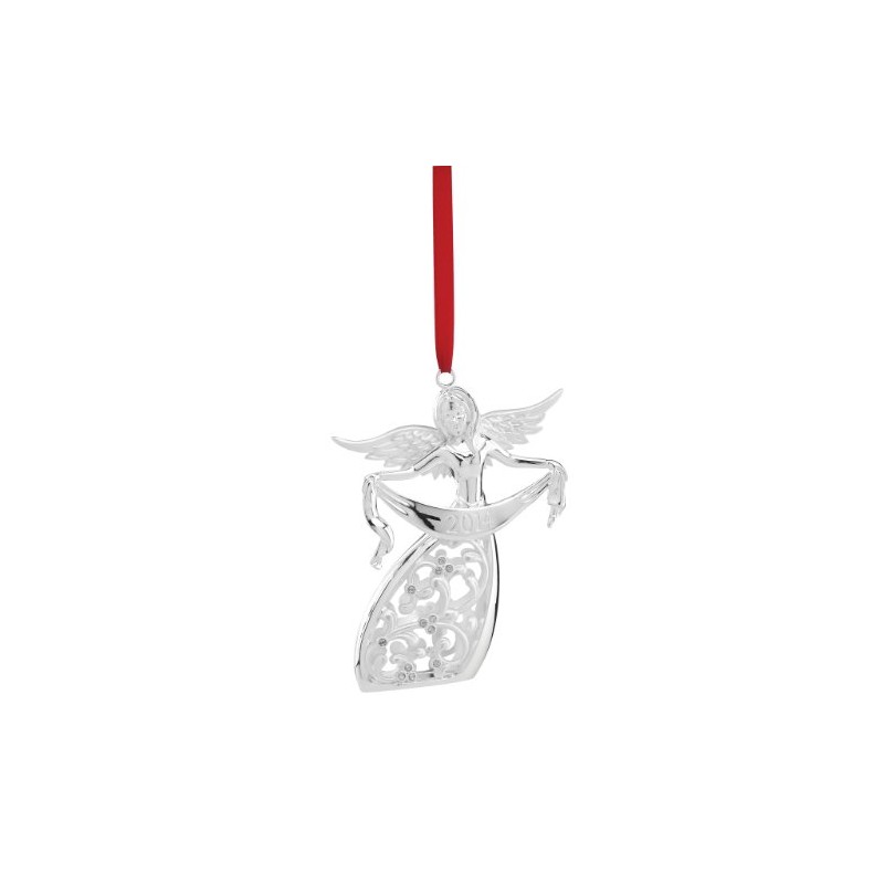 Lenox 2014 Angel Metal Ornament