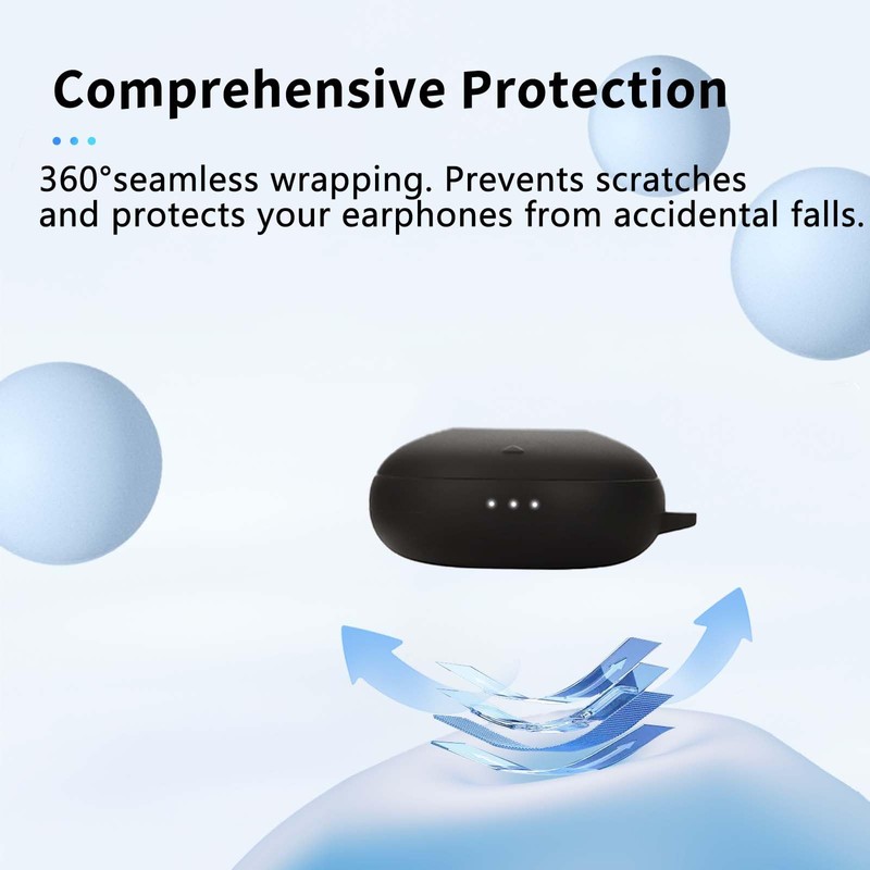 for Soundcore Sleep A20 Case Cover,NOUKAJU Earphone Protective Cover(with Carabiner