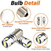 2PCS BA9 BA9S LED Bulbs, 5 SMD 3030 T10 1889