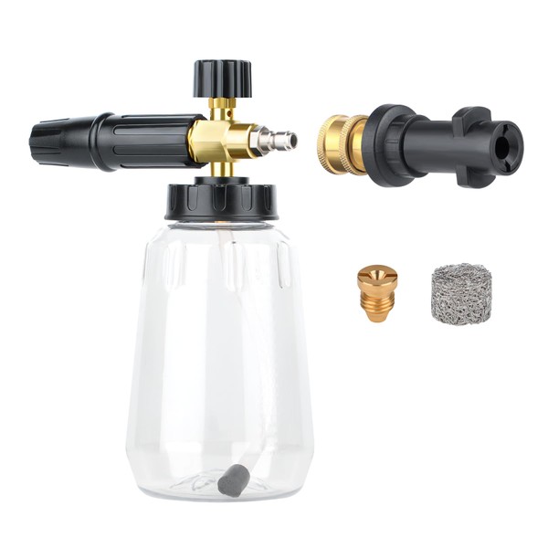 YAOBLUESEA Foam Cannon Car Wash Foam Gun for Kärcher K2